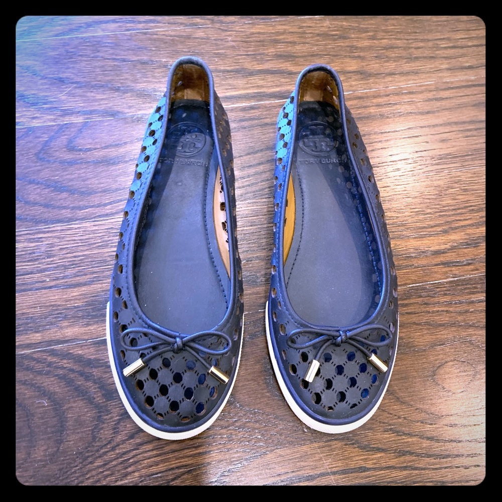 Tory Burch Skylar Perforated Ballet Sneaker